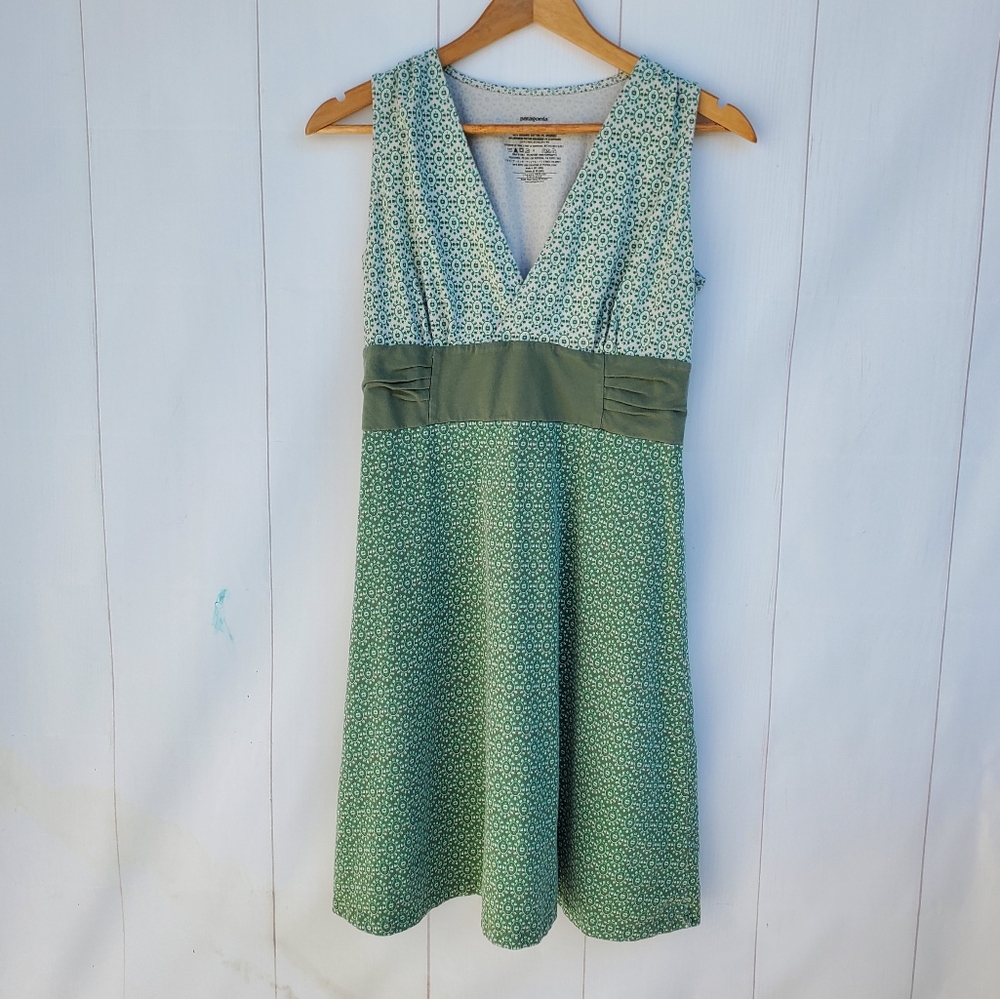 Patagonia Margot green dress - M
